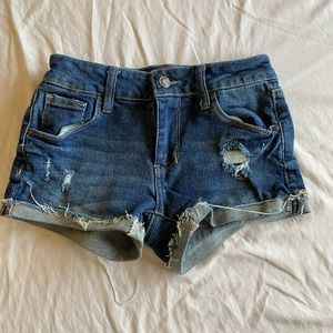Denim shorts